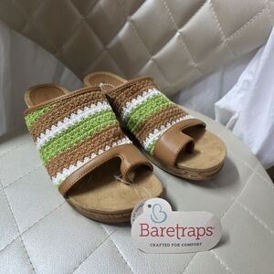 Baretraps Faye Women's Multicolor Boho Wedge Sandals